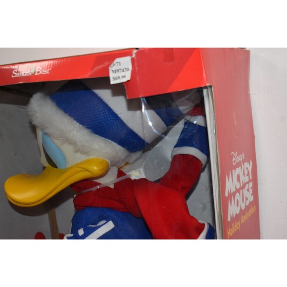 Santa's Best Disney Mickey Mouse Holiday Animation Donald Duck Hockey New In Box - Picture 7 of 13